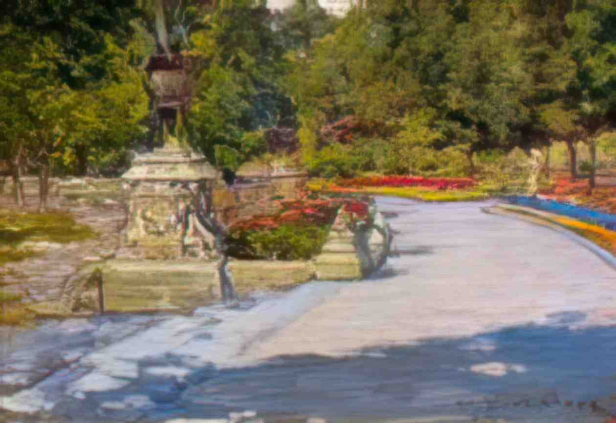 William Merritt Chase prospect park Art A4 Photo Print