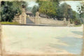 William Merritt Chase prospect park brooklyn 2 Art A4 Photo Print