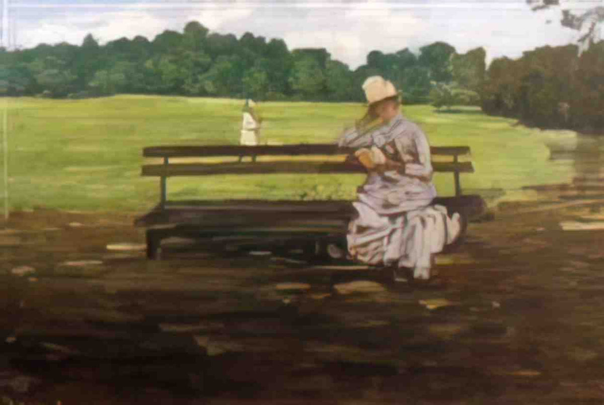 William Merritt Chase prospect park brooklyn Art A4 Photo Print