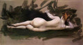 William Merritt Chase reclining nude Art A4 Photo Print