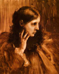 William Merritt Chase reverie Art A4 Photo Print