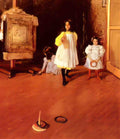 William Merritt Chase ring toss Art A4 Photo Print