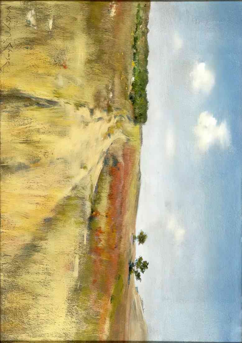 William Merritt Chase shinnecock hills stretch A4 Photo Print
