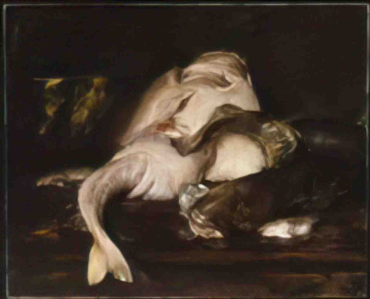 William Merritt Chase still life fish 1912 Art A4 Photo Print