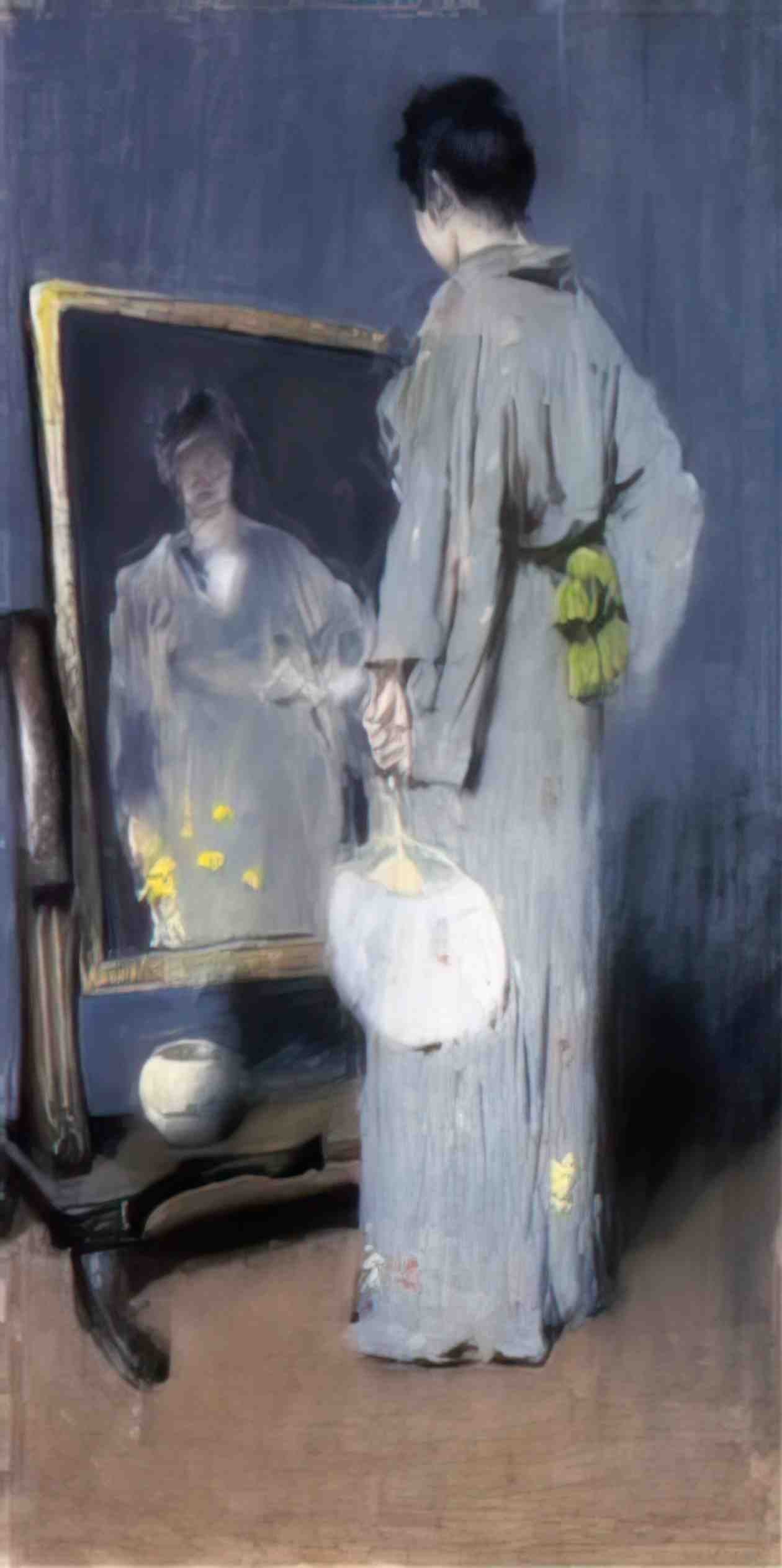 William Merritt Chase study for making her toilet 1892 Art A4 Photo Print