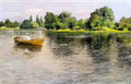 William Merritt Chase summertime pulling for shore Art A4 Photo Print