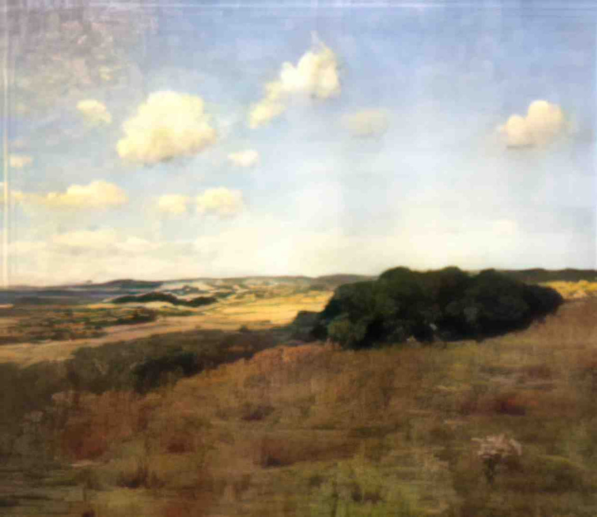William Merritt Chase sunlight and shadow shinnecock hills Art A4 Photo Print