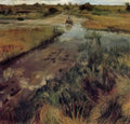 William Merritt Chase swollen stream at shinnecock Art A4 Photo Print