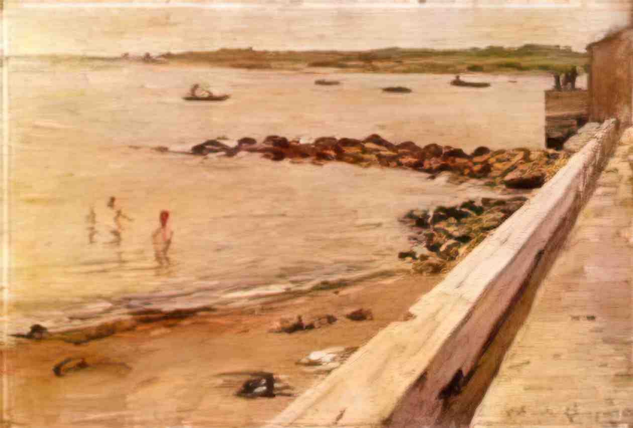 William Merritt Chase the bathers Art A4 Photo Print