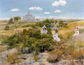 William Merritt Chase the bayberry bush Art A4 Photo Print