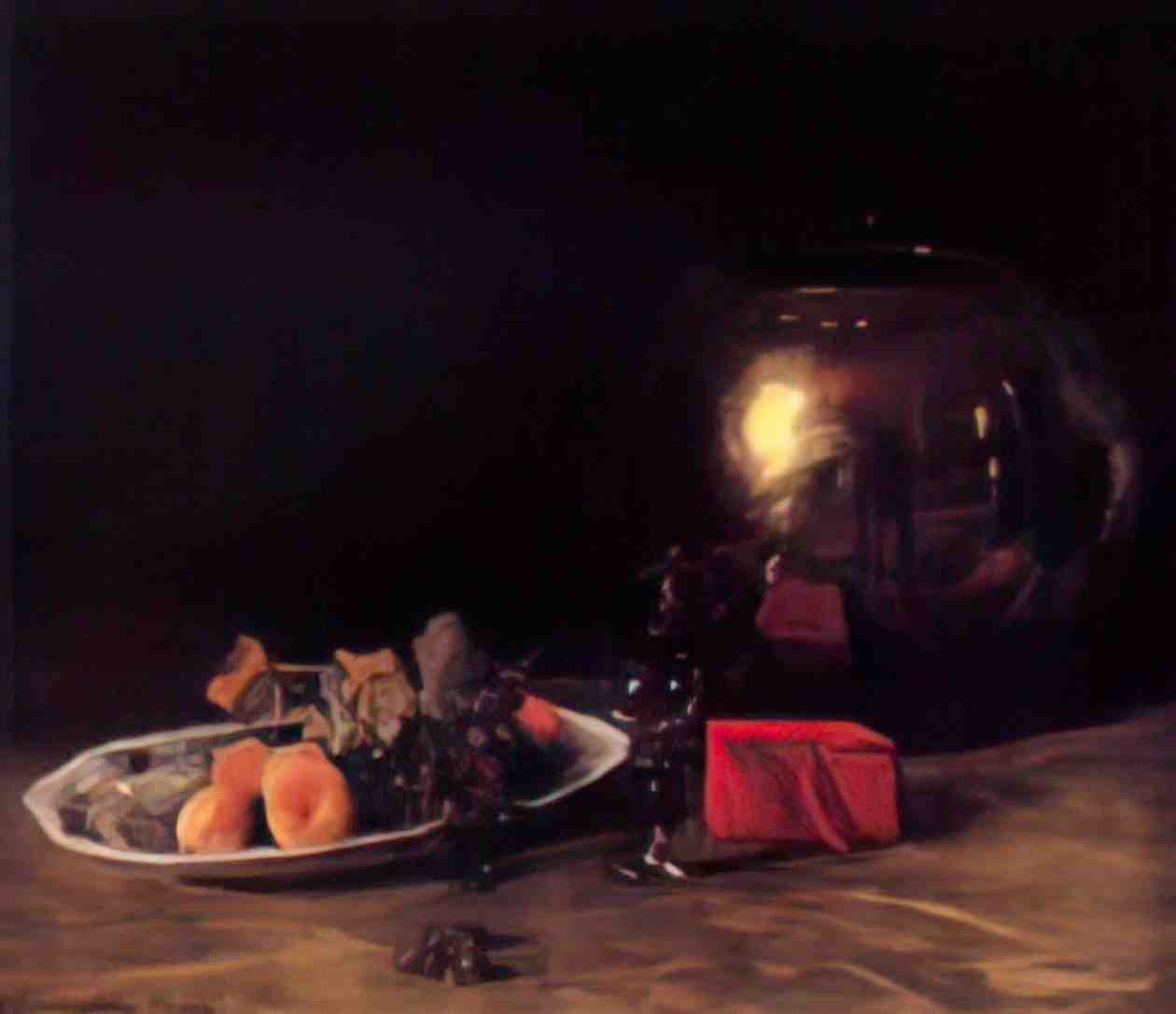 William Merritt Chase the big brass bowl Art A4 Photo Print