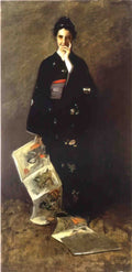 William Merritt Chase the japanese book 1900 Art A4 Photo Print