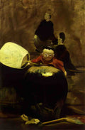 William Merritt Chase the japanese doll Art A4 Photo Print