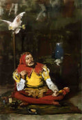 William Merritt Chase the king s jester Art A4 Photo Print
