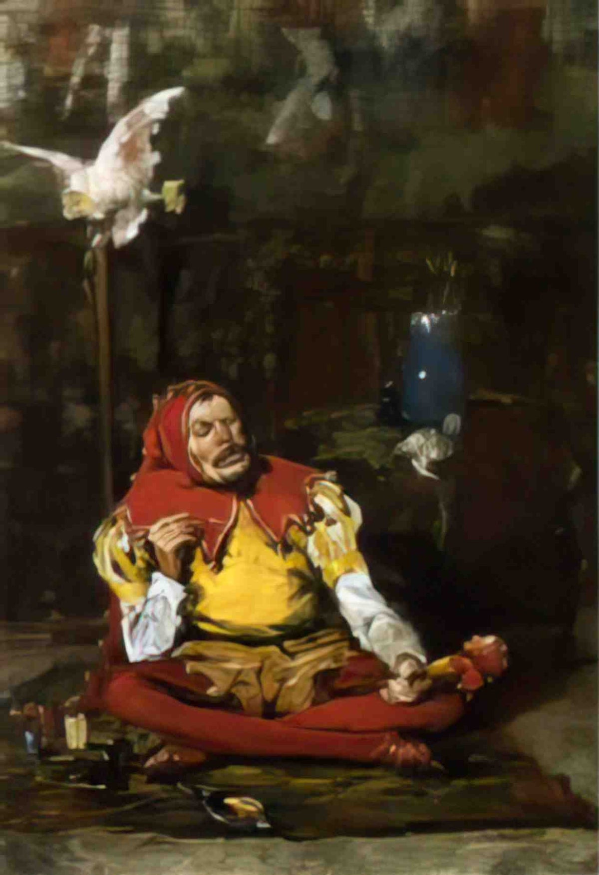 William Merritt Chase the king s jester Art A4 Photo Print