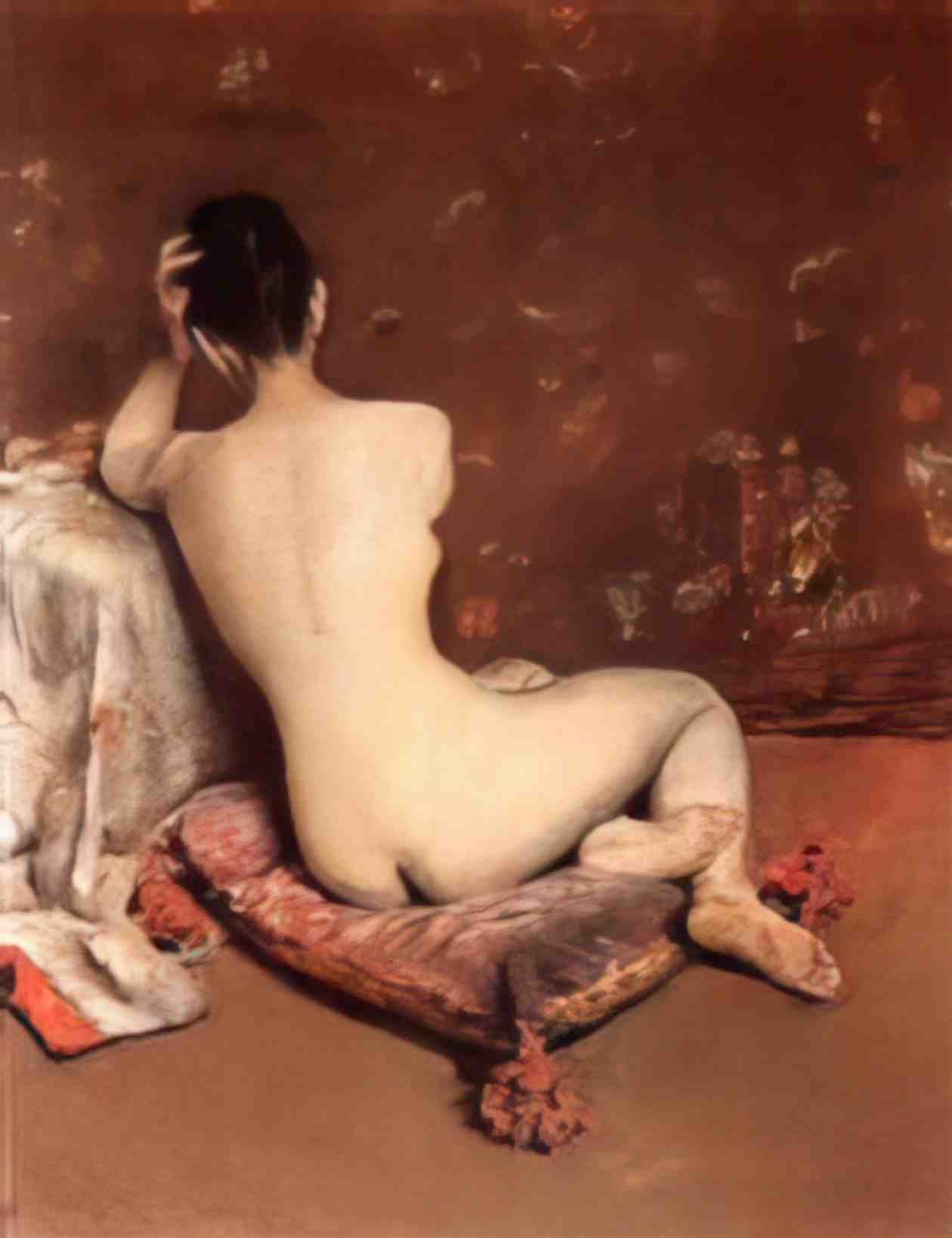 William Merritt Chase the model Art A4 Photo Print