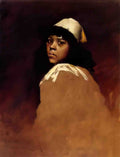 William Merritt Chase the moroccan girl Art A4 Photo Print