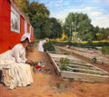 William Merritt Chase the nursery Art A4 Photo Print