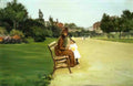 William Merritt Chase the park Art A4 Photo Print