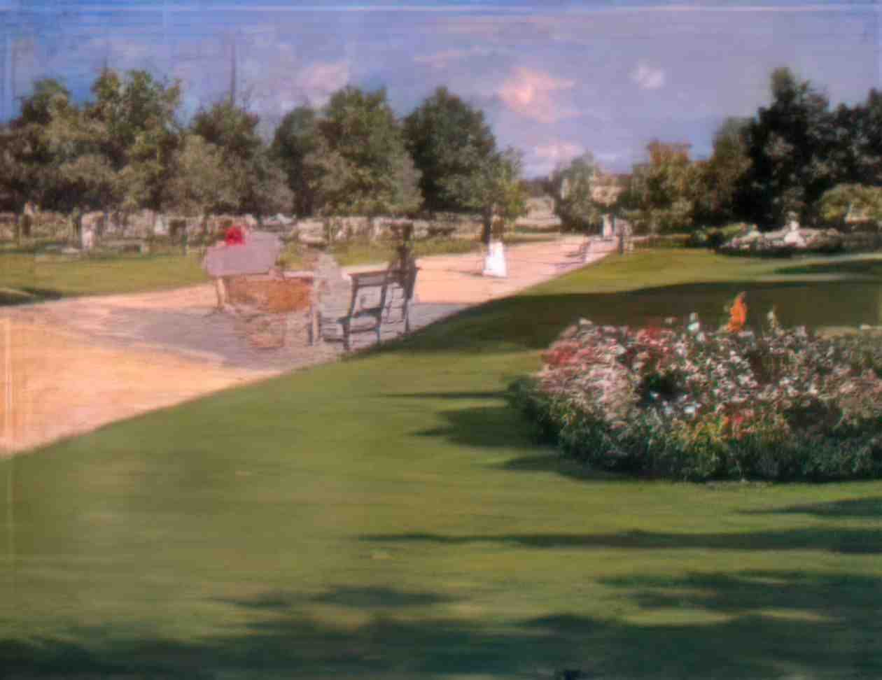 William Merritt Chase tompkins park brooklyn Art A4 Photo Print