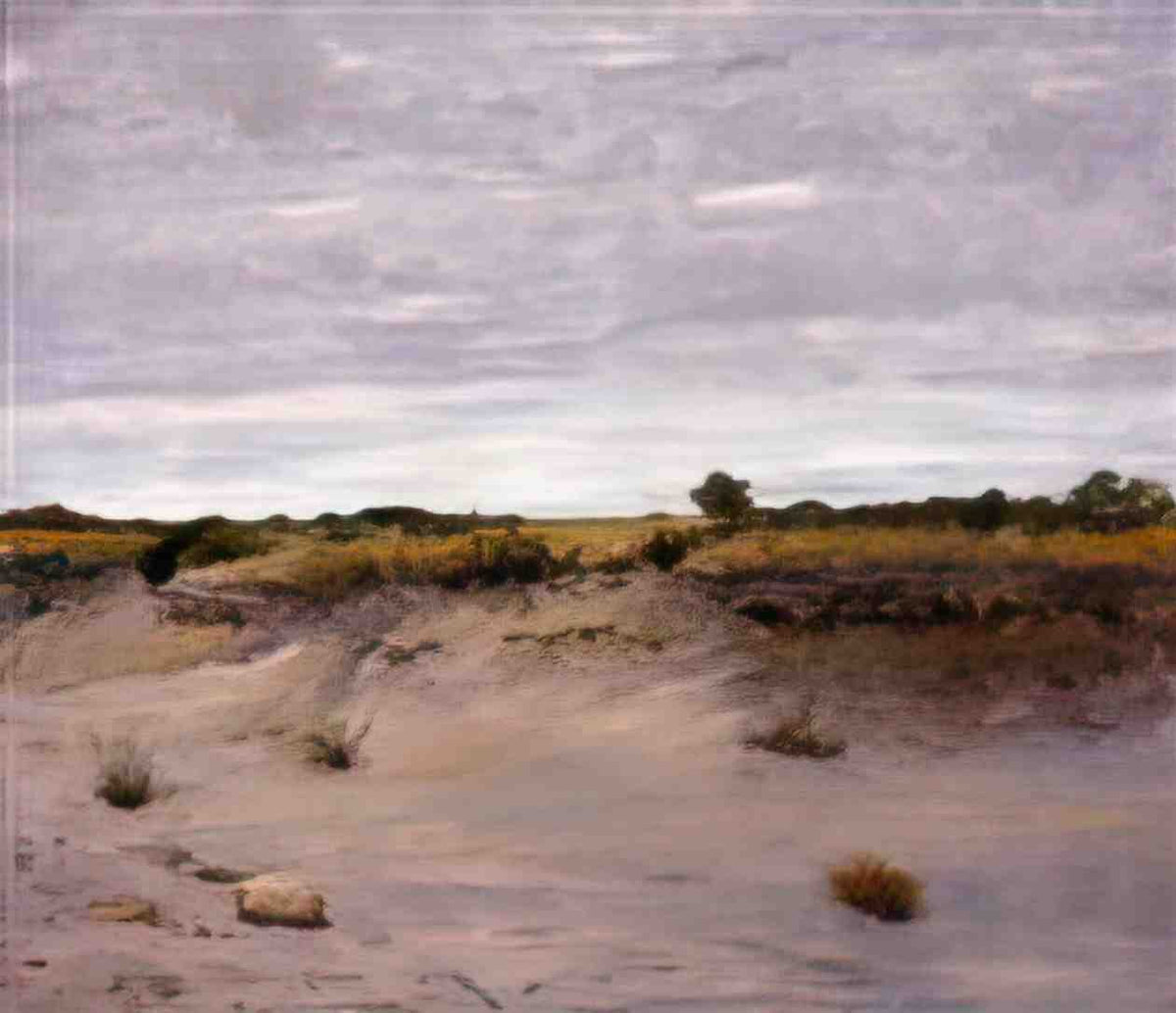 William Merritt Chase wind swept sands shinnecock long island Art A4 Photo Print