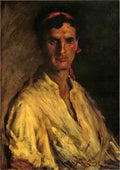 William Merritt Chase young gypsy A4 Photo Print