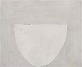 William Scott bowl white on grey 1962 Art A4 Photo Print