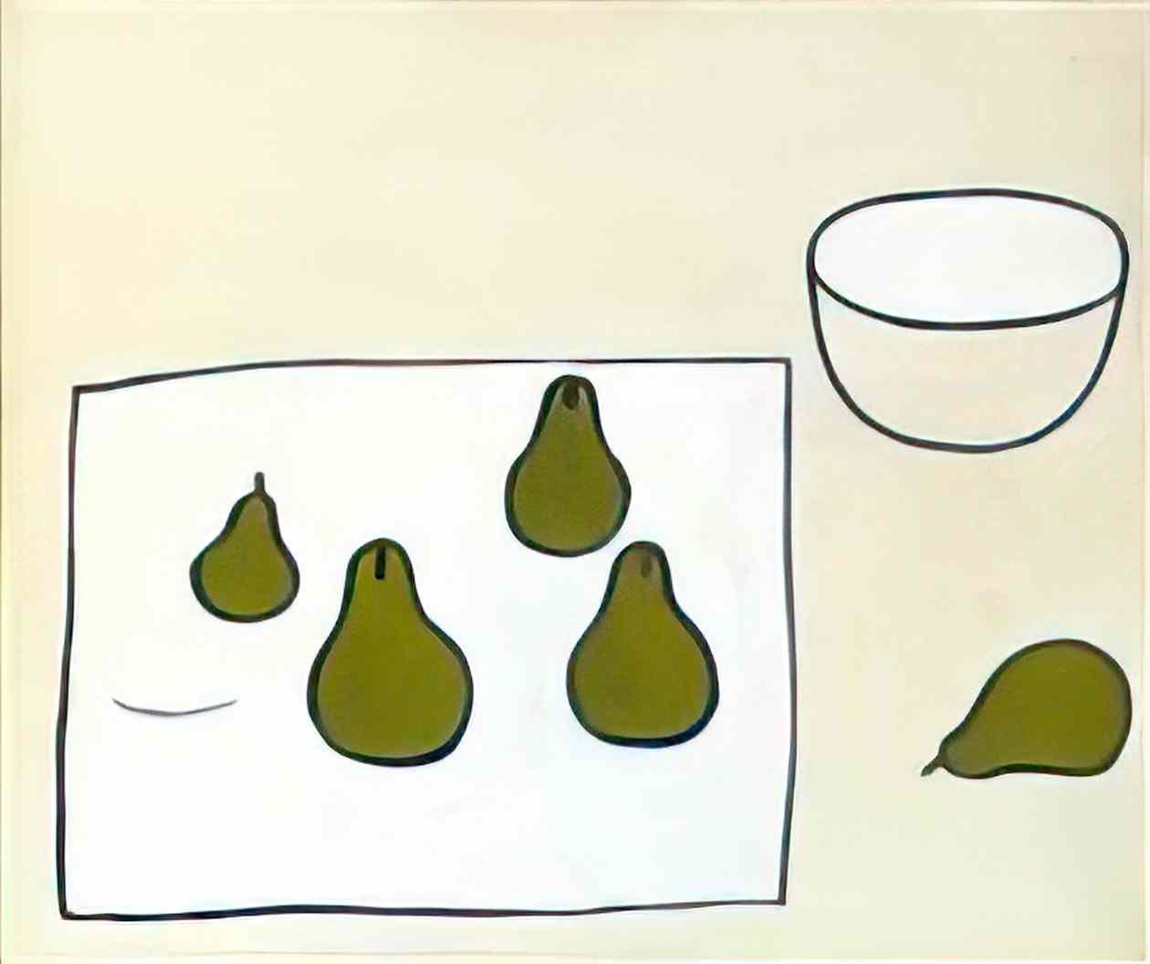 William Scott five pears 1976 Art A4 Photo Print