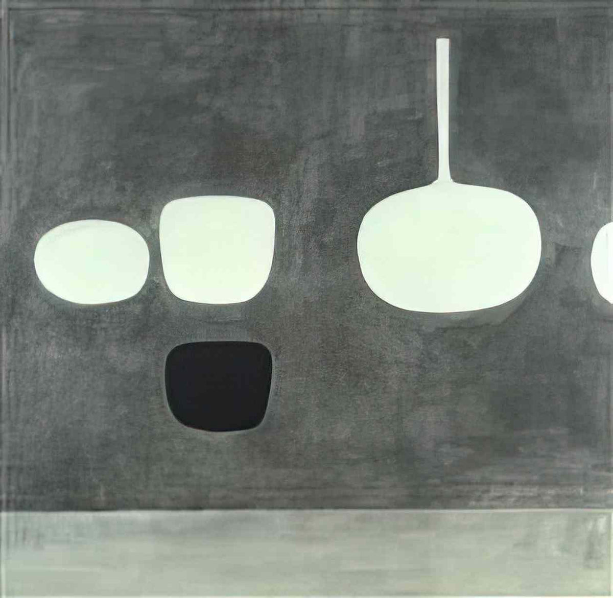 William Scott grey still life 1969 Art A4 Photo Print