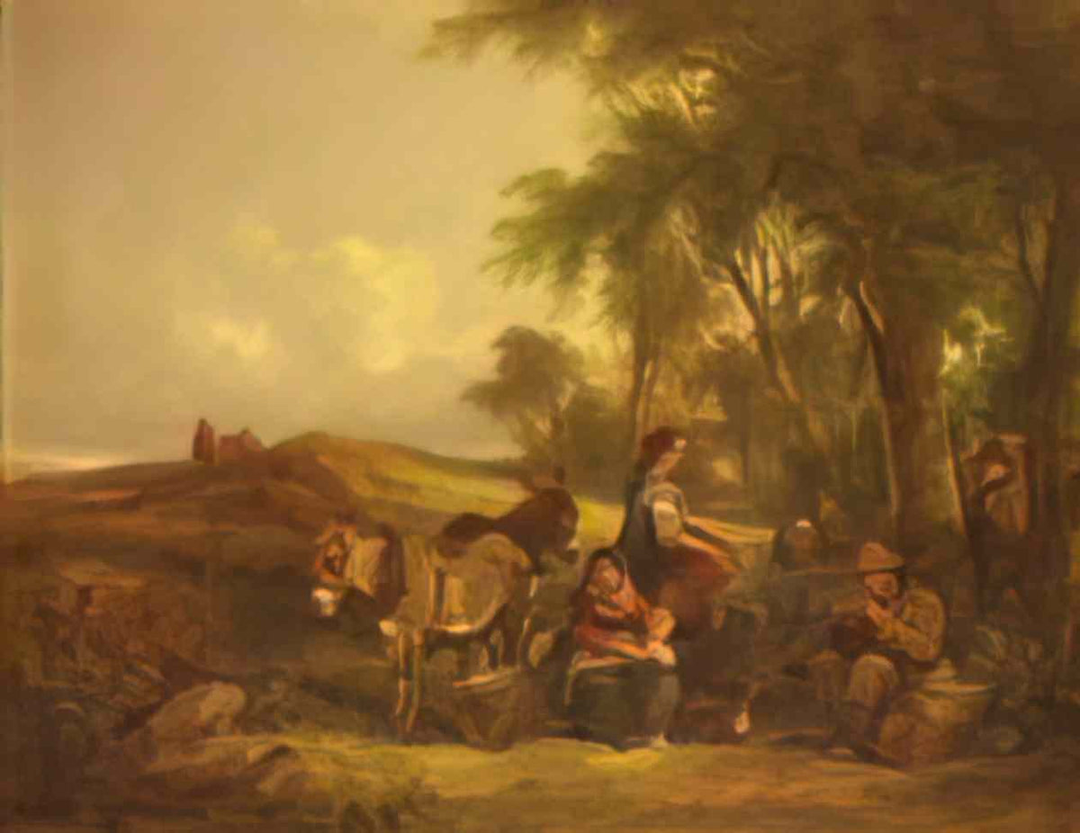William Shayer afternoon rest Art A4 Photo Print