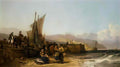 William Shayer bargaining for the catch Art A4 Photo Print