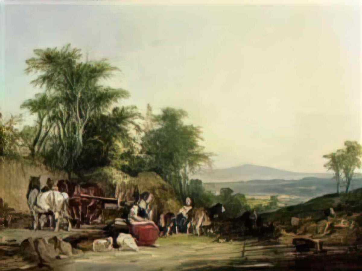 William Shayer country life 1849 Art A4 Photo Print