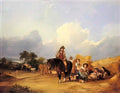 William Shayer harvest time Art A4 Photo Print