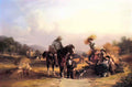 William Shayer harvesters resting Art A4 Photo Print
