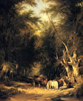 William Shayer in the new forest Art A4 Photo Print