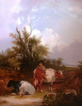 William Shayer the cowherd Art A4 Photo Print