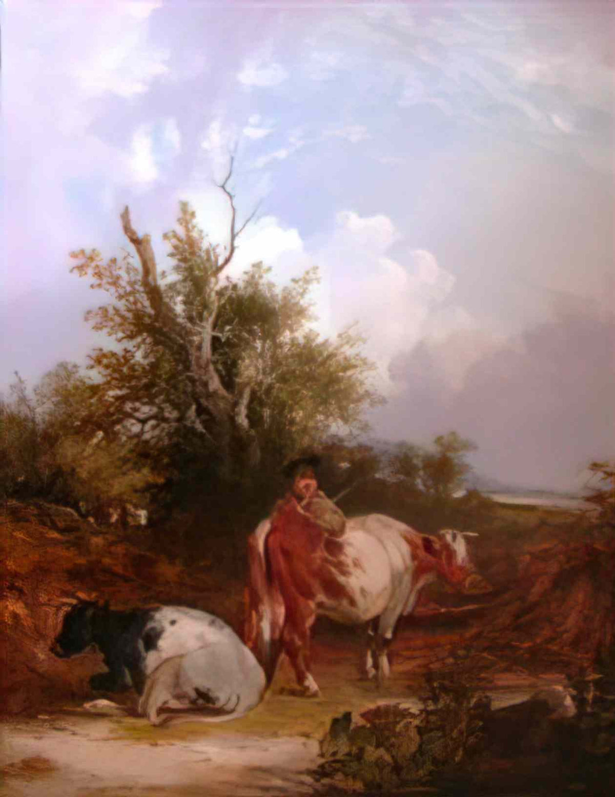 William Shayer the cowherd Art A4 Photo Print