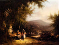 William Shayer the end of the day Art A4 Photo Print