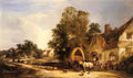 William Shayer the half way house thatcham 1848 Art A4 Photo Print