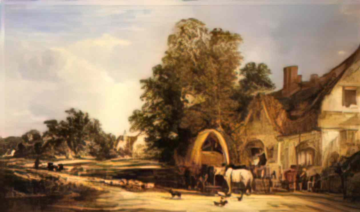 William Shayer the half way house thatcham 1848 Art A4 Photo Print