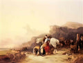 William Shayer unloading the catch near benchurch isle Art A4 Photo Print