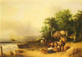William Shayer view on the isle of wight Art A4 Photo Print