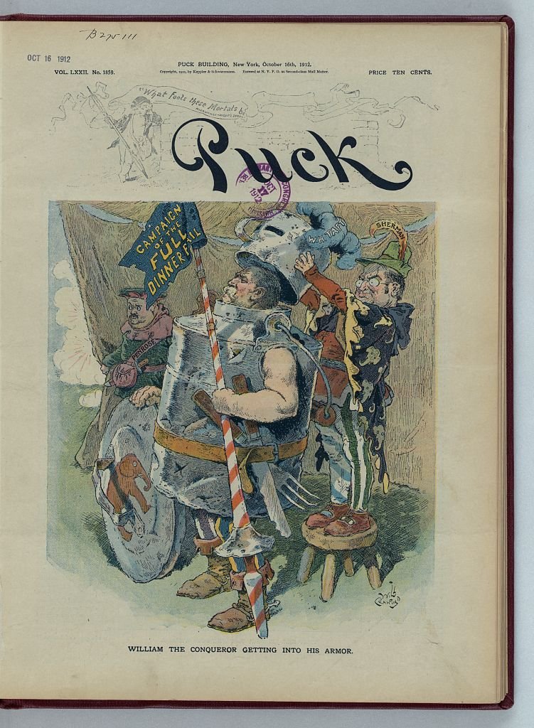 William the Conqueror getting into his armor PUCK A4 Photo Print