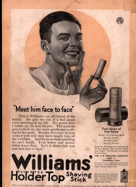 Williams 2 barber advert A4 Photo Print