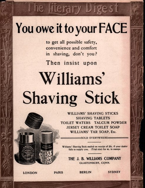Williams 5 barber advert A4 Photo Print