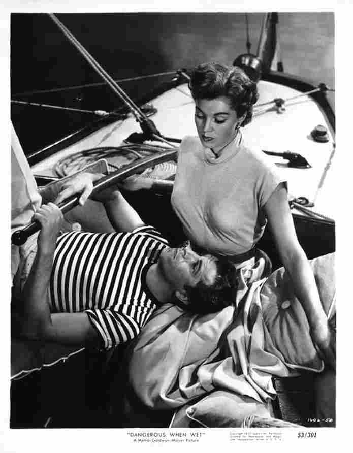 Williams Esther Dangerous When Wet z3 film star poster A4 Photo Print