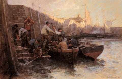 Williams Terrick Lobster Fisherman A4 Photo Print