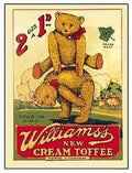 Williams Toffee 180 Vintage Advert A4 Photo Print