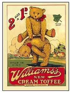 Williams Toffee 180 Vintage Advert A4 Photo Print