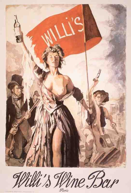 Willis Wine Bar 1989 Palliser Paris Liqueur Vintage Advert A4 Photo Print